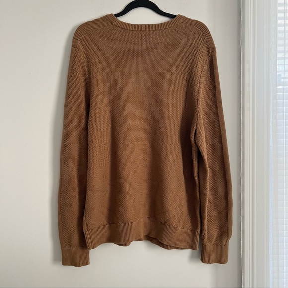 Express brown textured crewneck sweater - Picture 4 of 4